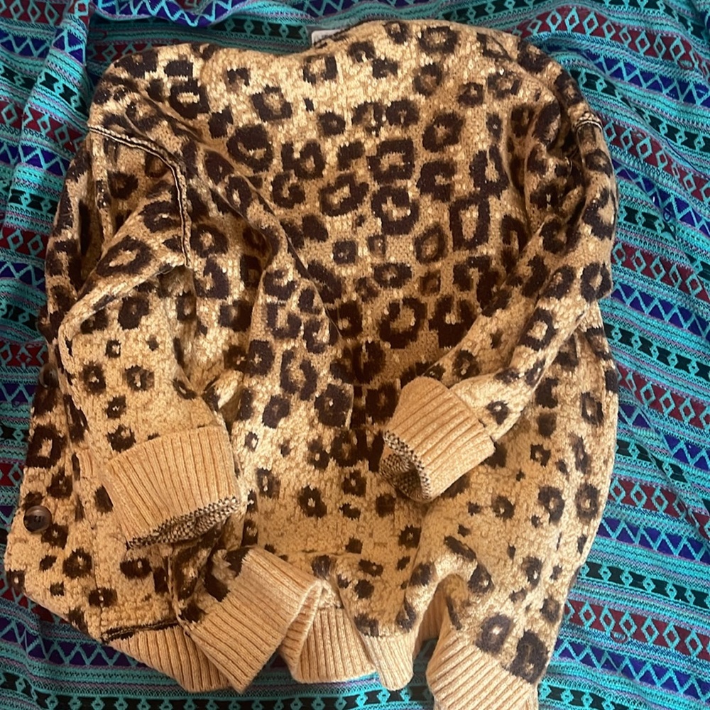 BNWT ✨Free People Stateside Cardigan in S 🐆 - Picture 6 of 8